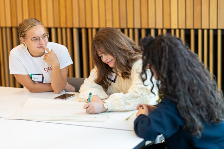 Student Activity Students sat around table working on an activity